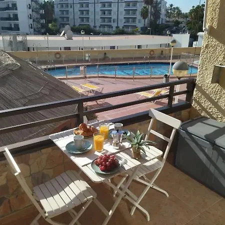 Pool View In Playa Del Ingles