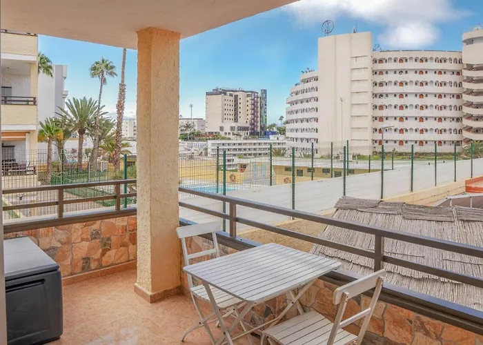Pool View In Playa Del Ingles